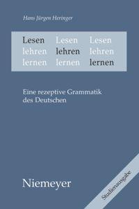 Cover: 9783484106420 | Lesen lehren lernen | Eine rezeptive Grammatik des Deutschen | Buch