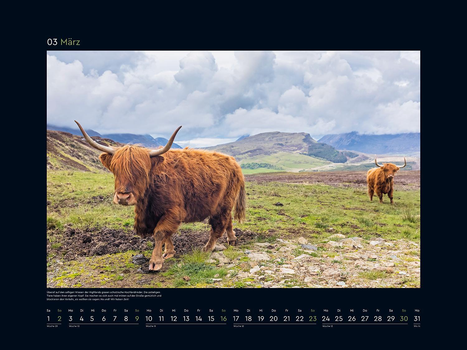 Bild: 9783965913462 | Schottland - KUNTH Wandkalender 2025 | Kalender | 14 S. | Deutsch