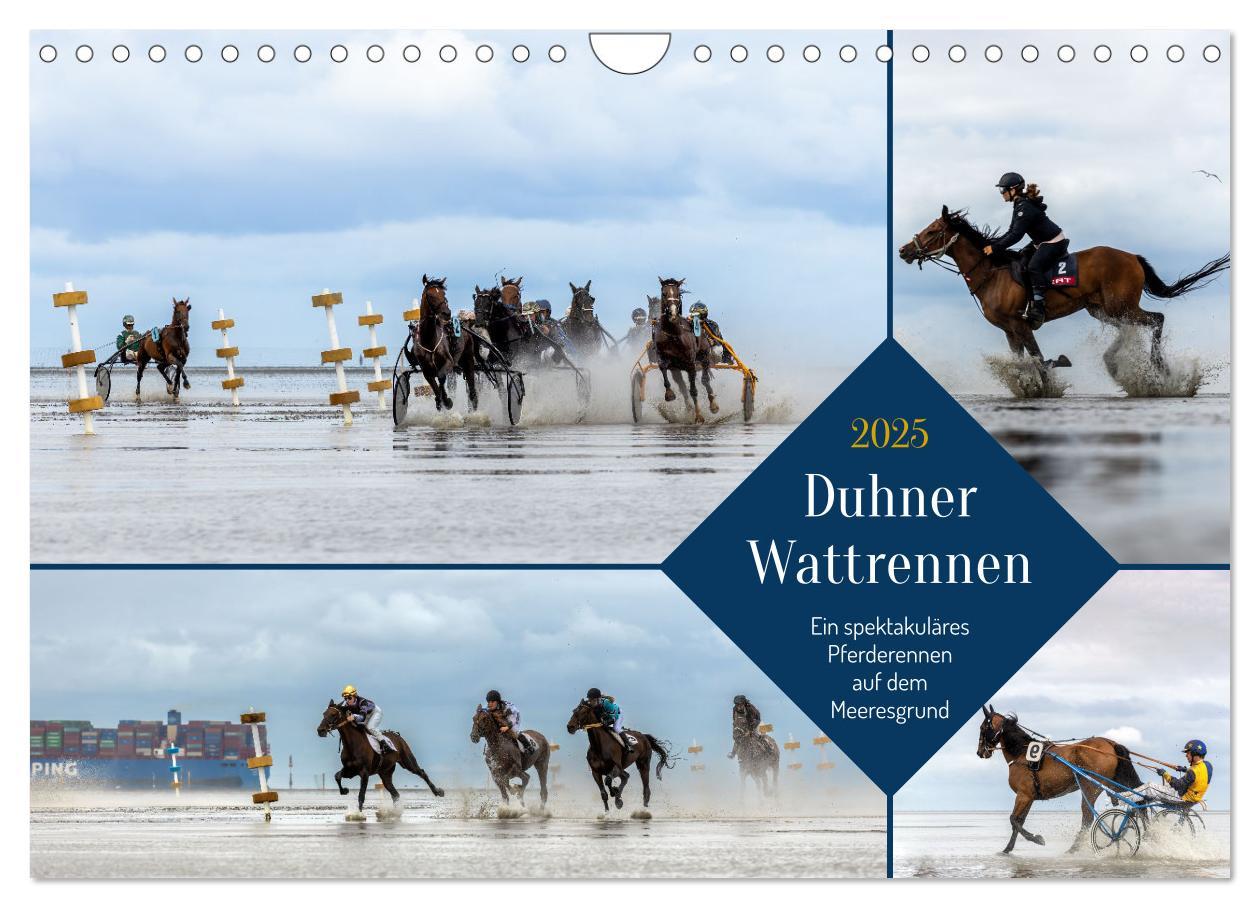 Cover: 9783383945281 | Duhner Wattrennen (Wandkalender 2025 DIN A4 quer), CALVENDO...