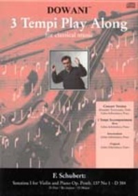 Cover: 632977040125 | Sonatina I for Violin and Piano | Franz Schubert | Dowani
