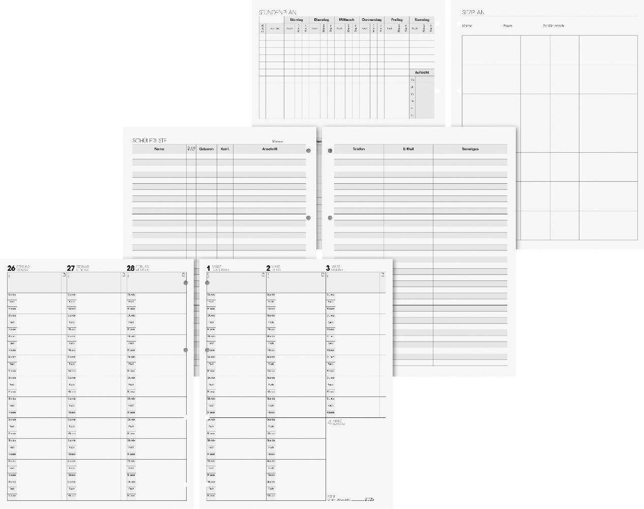 Bild: 4061947127775 | Ringbuch-Kalender mit Einlage (2024/2025) | 2 Seiten = 1 Woche; A4+