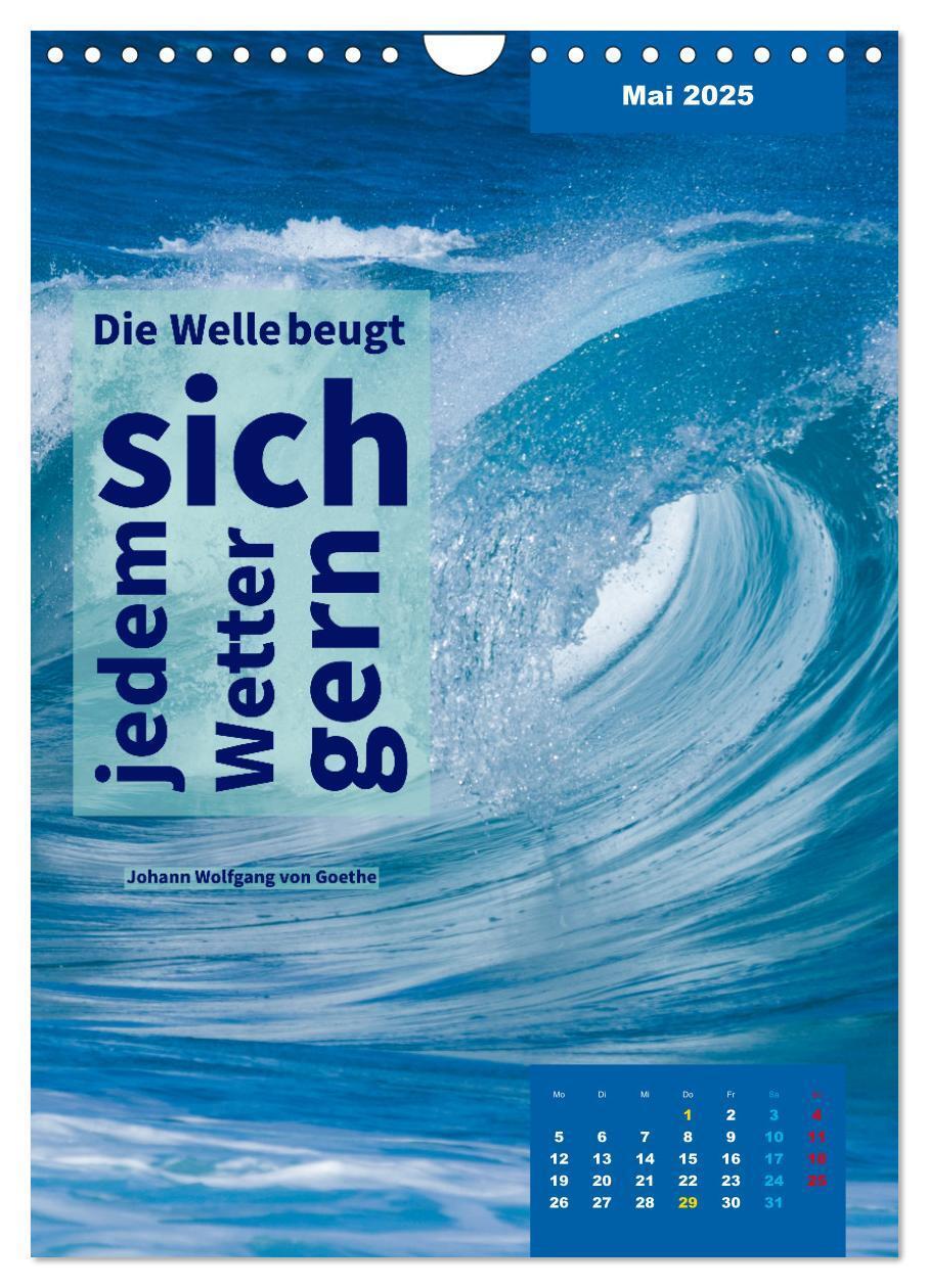 Bild: 9783435882434 | Verrückt nach MEER - Wellen - Strand - Zitate (Wandkalender 2025...