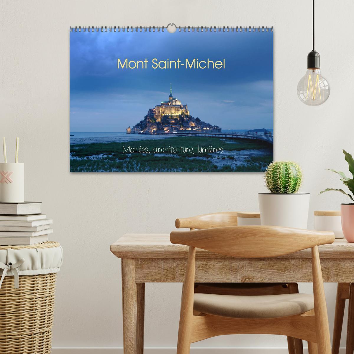 Bild: 9781325948918 | Mont Saint-Michel (Calendrier mural 2025 DIN A3 vertical), CALVENDO...