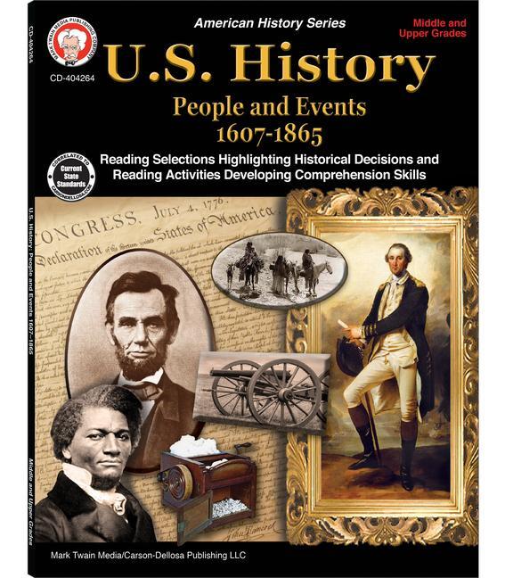 Cover: 9781622236435 | U.S. History, Grades 6 - 12: People and Events 1607-1865 | Lee | Buch