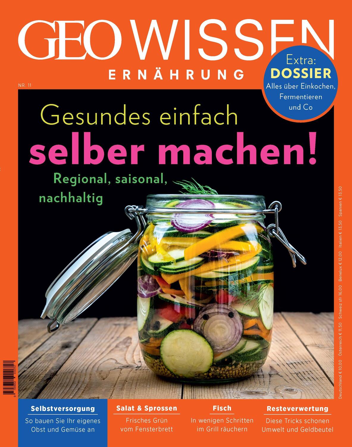 Cover: 9783652010757 | GEO Wissen Ernährung 11/21 - Gesundes einfach selber machen! | Buch