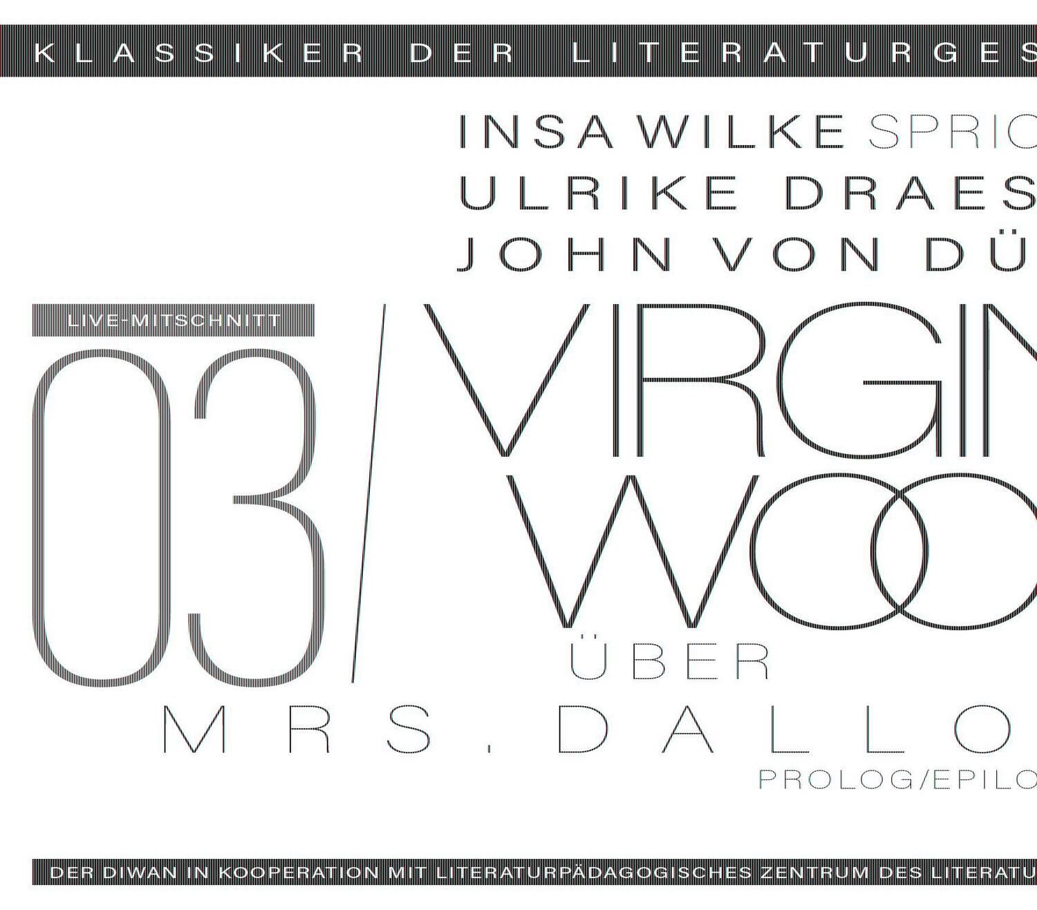 Cover: 9783949840043 | Ein Gespräch über Virginia Woolf - Mrs. Dalloway | Virginia Woolf | CD