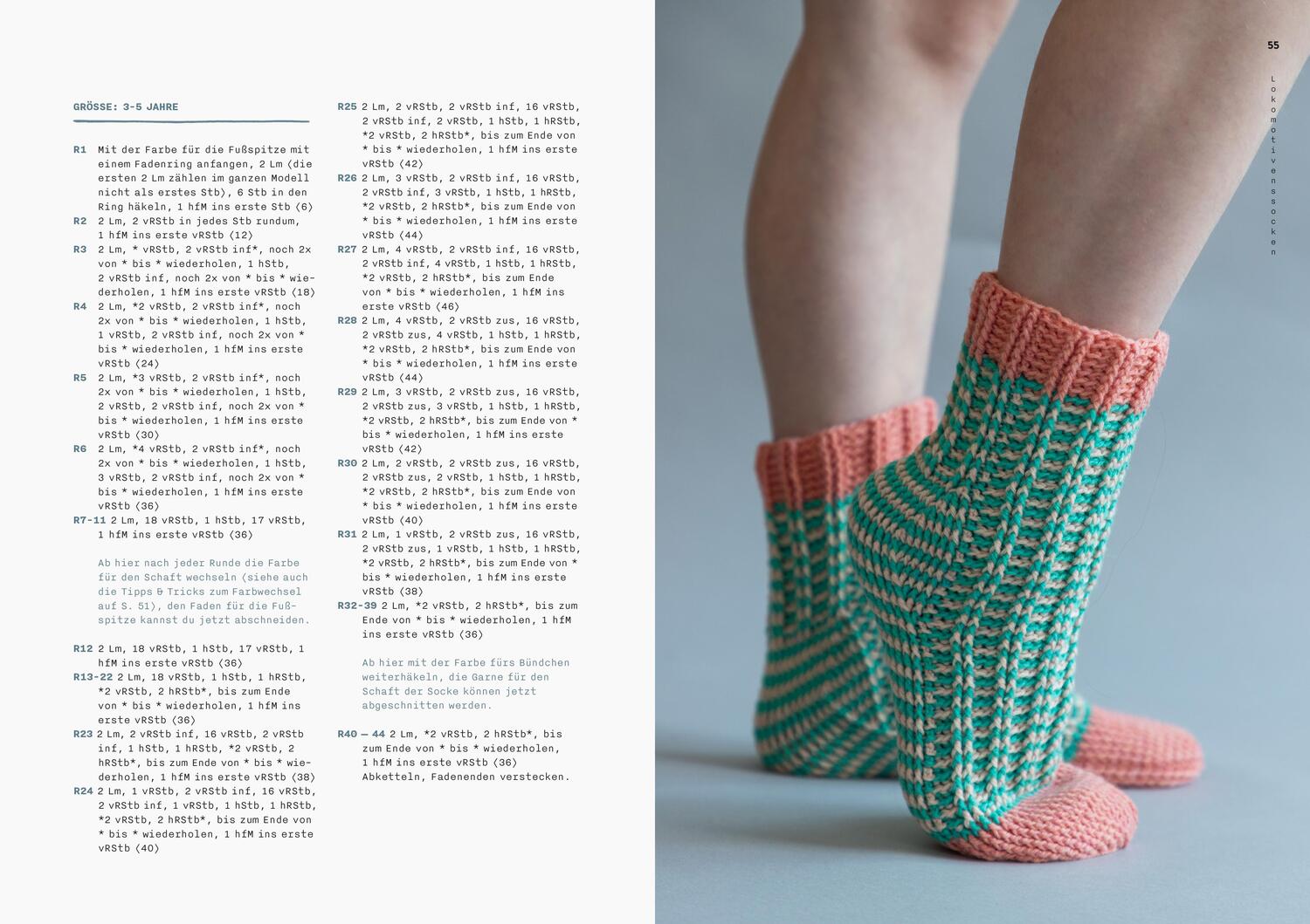 Bild: 9783830720997 | Socken häkeln für die ganze Familie. | Sascha Blase-Van Wagtendonk
