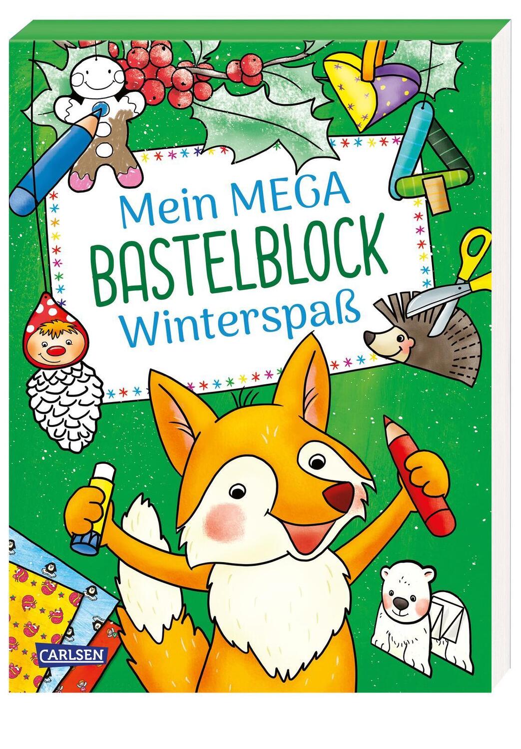 Cover: 9783551191656 | Mein MEGA Bastelblock: Winterspaß | Taschenbuch | Block | 176 S.