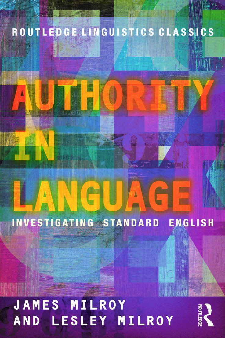 Cover: 9780415696838 | Authority In Language | Investigating Standard English | Taschenbuch
