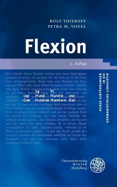 Cover: 9783825360177 | Flexion | Rolf Thieroff (u. a.) | Taschenbuch | Deutsch | 2012