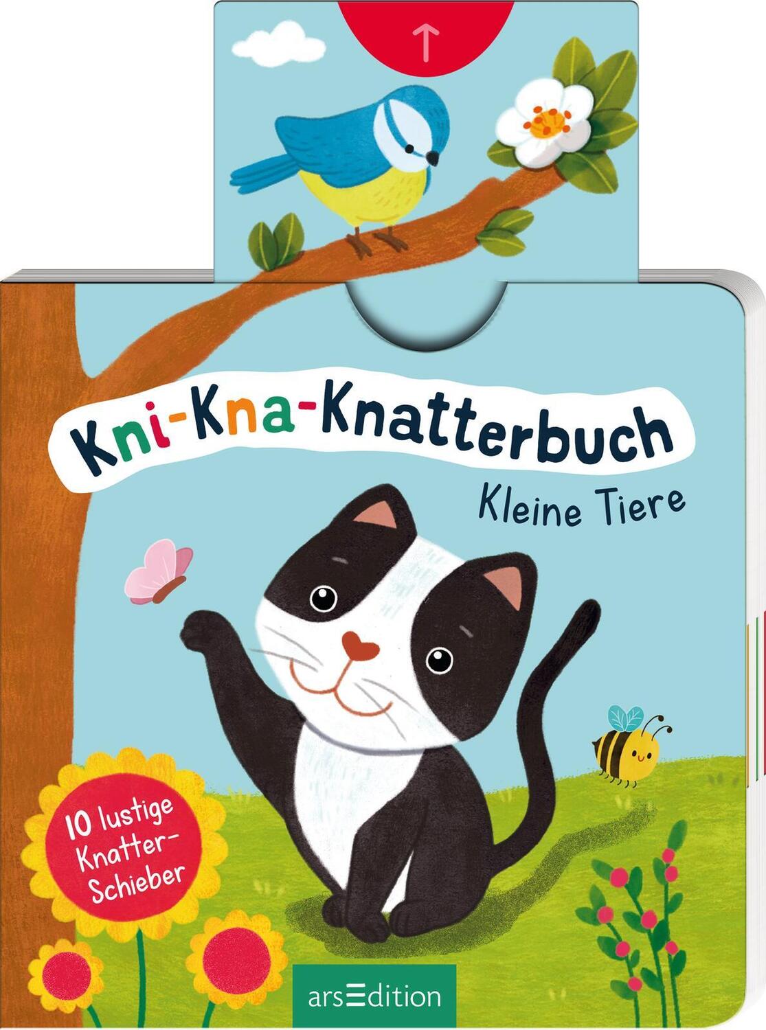 Bild: 9783845847665 | Kni-Kna-Knatterbuch - Kleine Tiere | Mit 10 lustigen Knatter-Schiebern