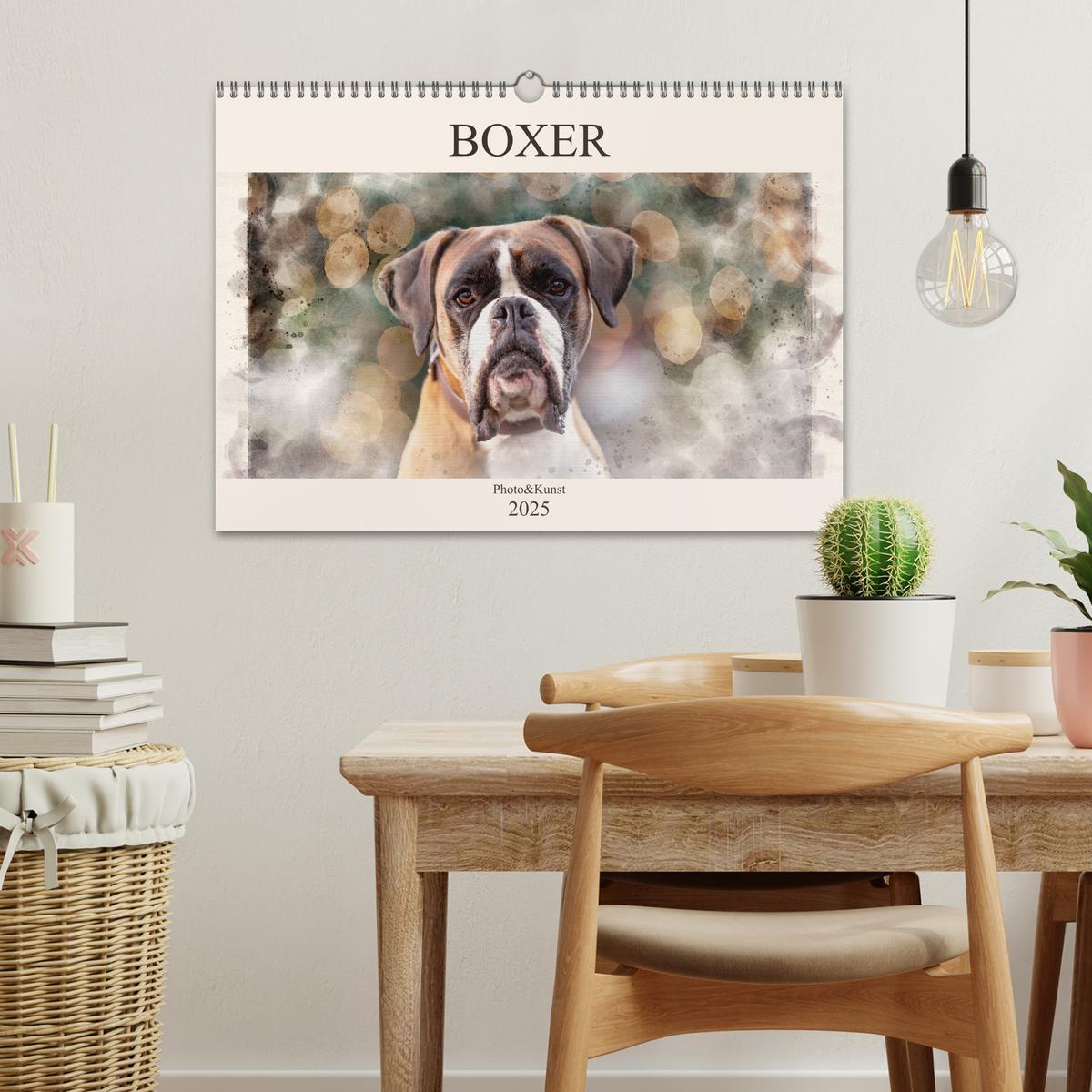 Bild: 9783435134281 | Boxer Photo&amp;Kunst (Wandkalender 2025 DIN A3 quer), CALVENDO...