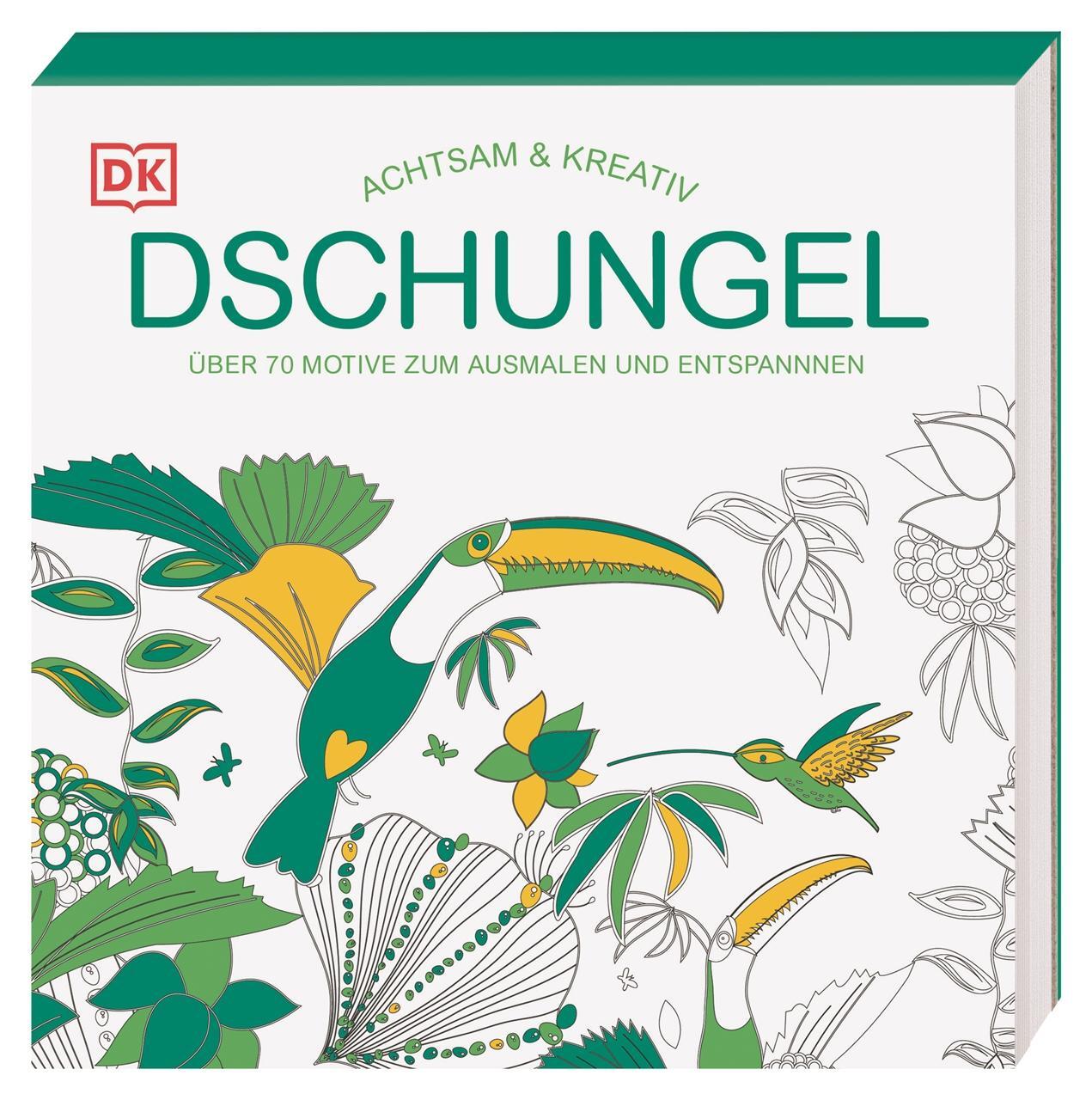 Cover: 9783831044634 | Achtsam &amp; Kreativ. Dschungel | Taschenbuch | Achtsam &amp; Kreativ | 72 S.