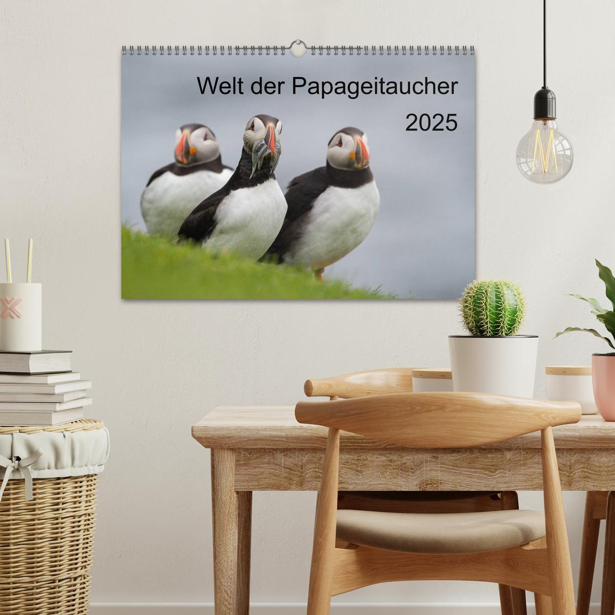 Bild: 9783435584512 | Welt der Papageitaucher (Wandkalender 2025 DIN A3 quer), CALVENDO...