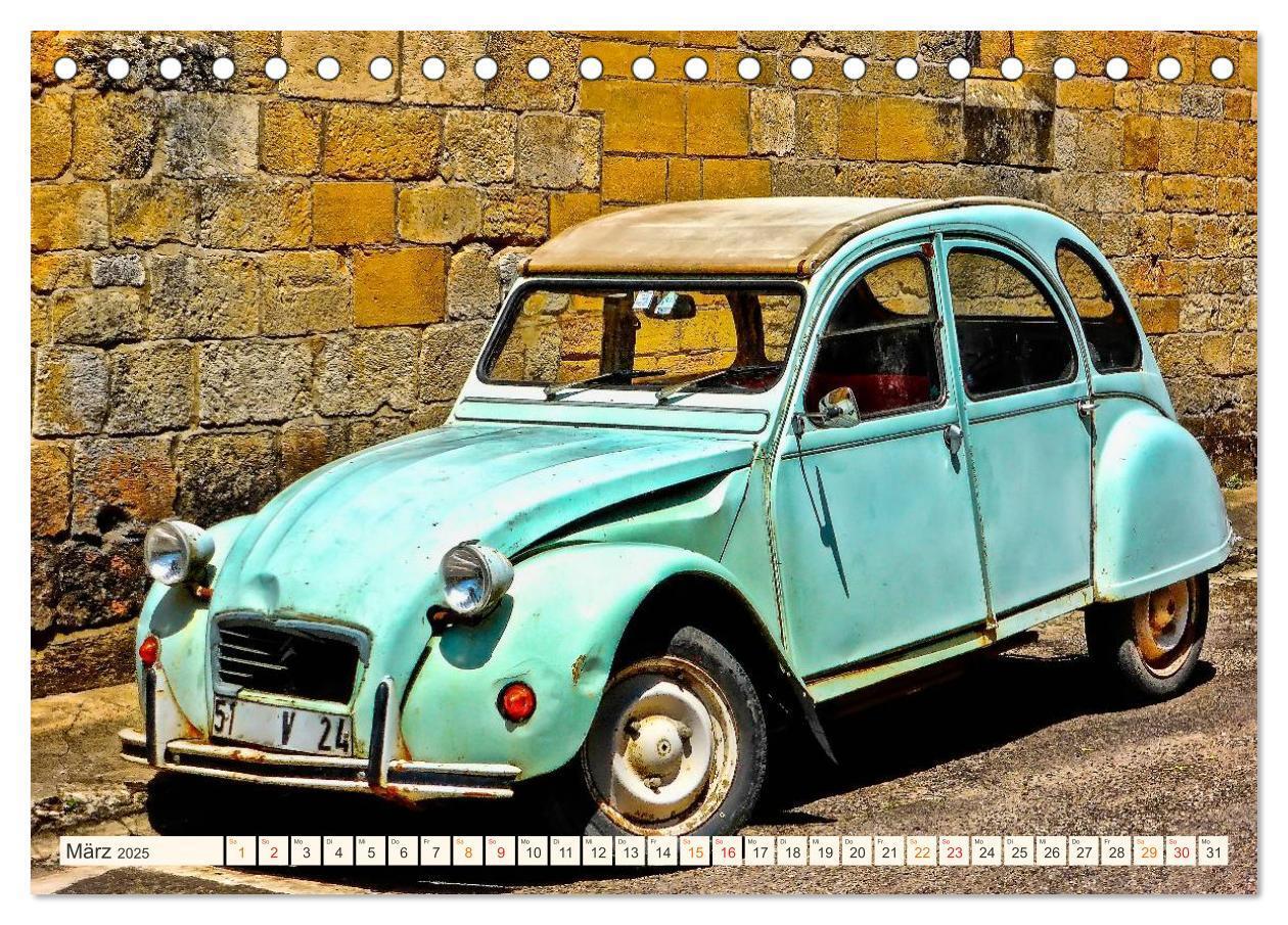 Bild: 9783435470013 | Citroën 2CV - geliebte Ente (Tischkalender 2025 DIN A5 quer),...