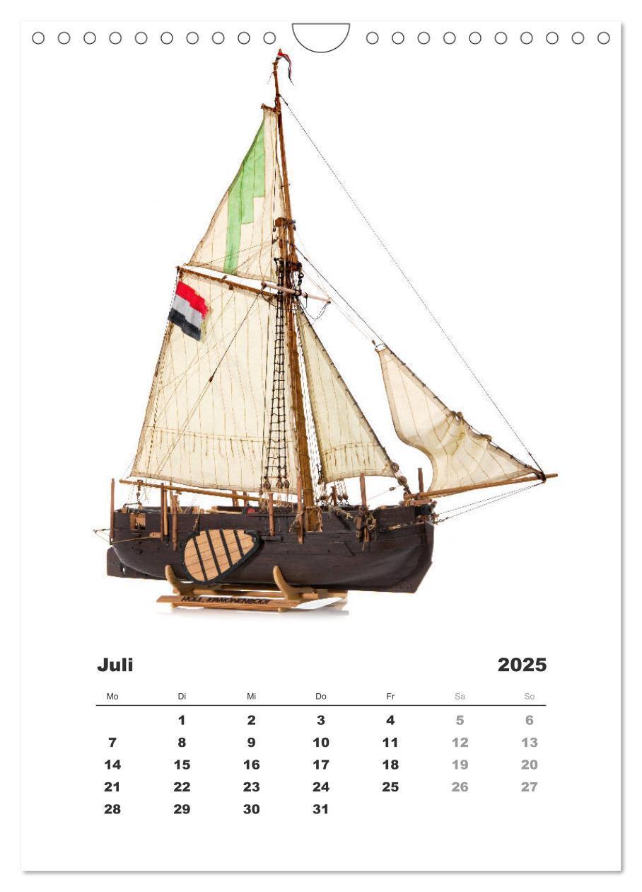 Bild: 9783435961979 | Historische Segelschiffe - Modellbau (Wandkalender 2025 DIN A4...