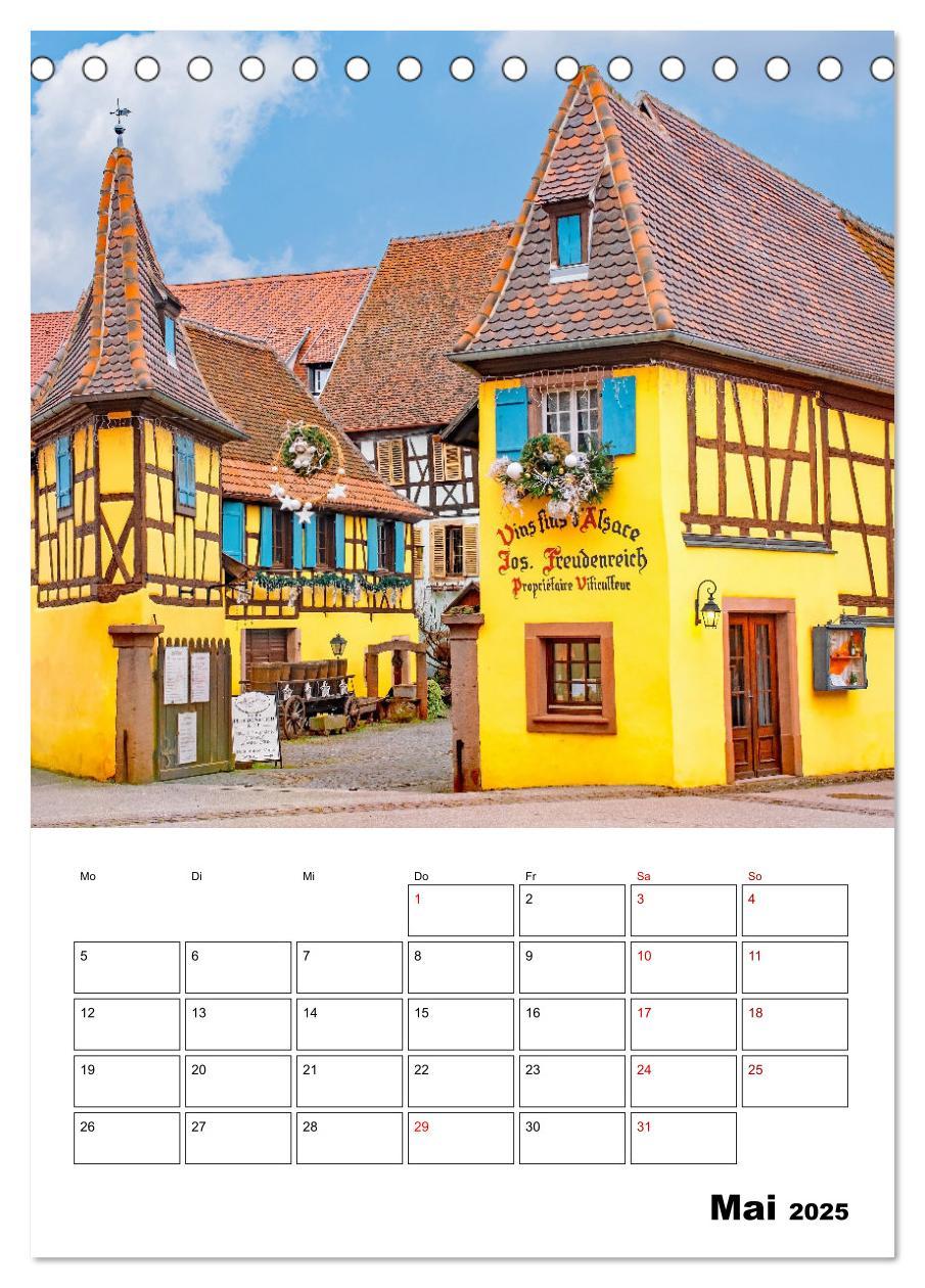 Bild: 9783435861095 | Elsass - Impressionen (Tischkalender 2025 DIN A5 hoch), CALVENDO...