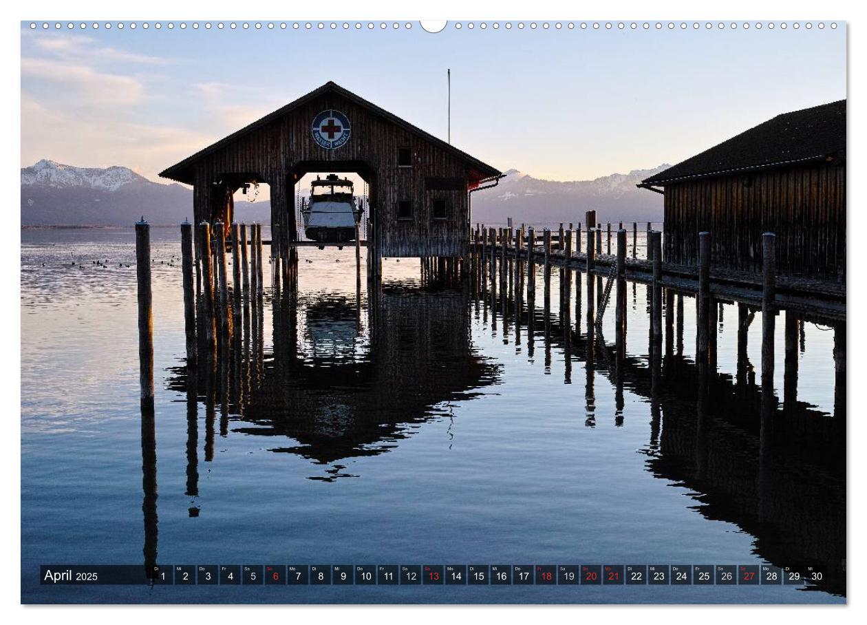 Bild: 9783435730896 | Stille Tage am Chiemsee (Wandkalender 2025 DIN A2 quer), CALVENDO...