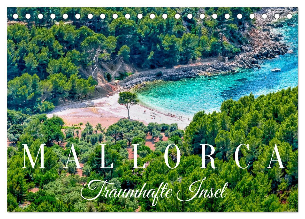 Cover: 9783435060337 | Mallorca Traumhafte Insel (Tischkalender 2025 DIN A5 quer),...