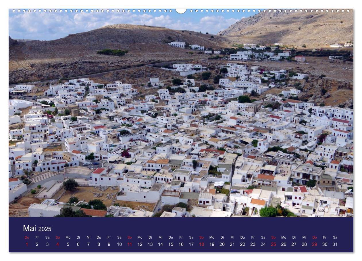 Bild: 9783435668144 | Rhodos mit Lindos und Symi (Wandkalender 2025 DIN A2 quer),...