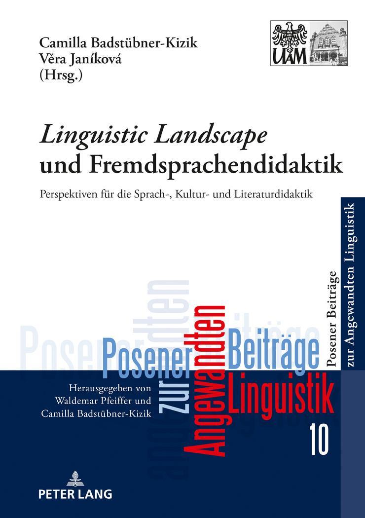 Cover: 9783631770283 | «Linguistic Landscape» und Fremdsprachendidaktik | Janíková (u. a.)