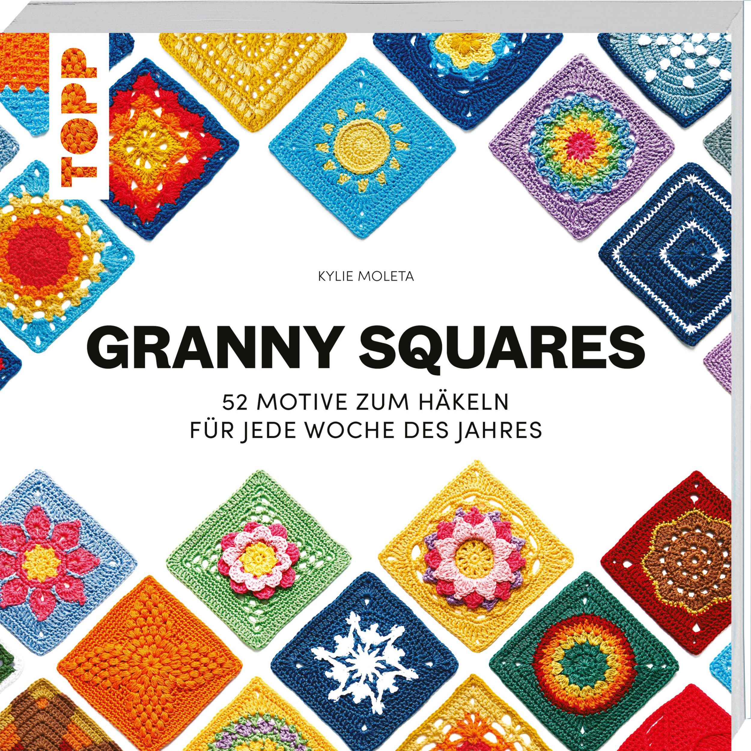 Cover: 9783735871473 | Granny Squares | 52 Motive zum Häkeln für jede Woche des Jahres | Buch