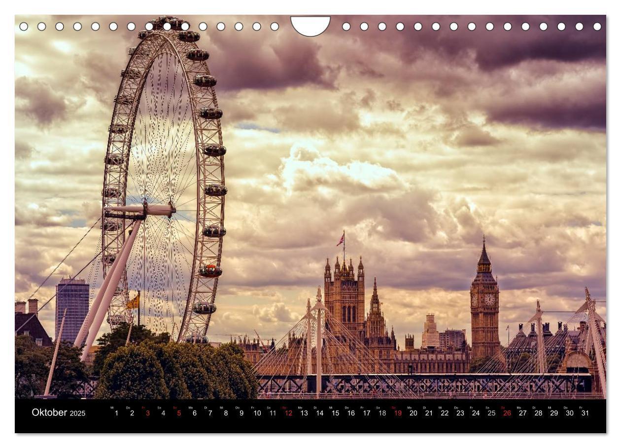 Bild: 9783435698943 | Weltmetropole London (Wandkalender 2025 DIN A4 quer), CALVENDO...