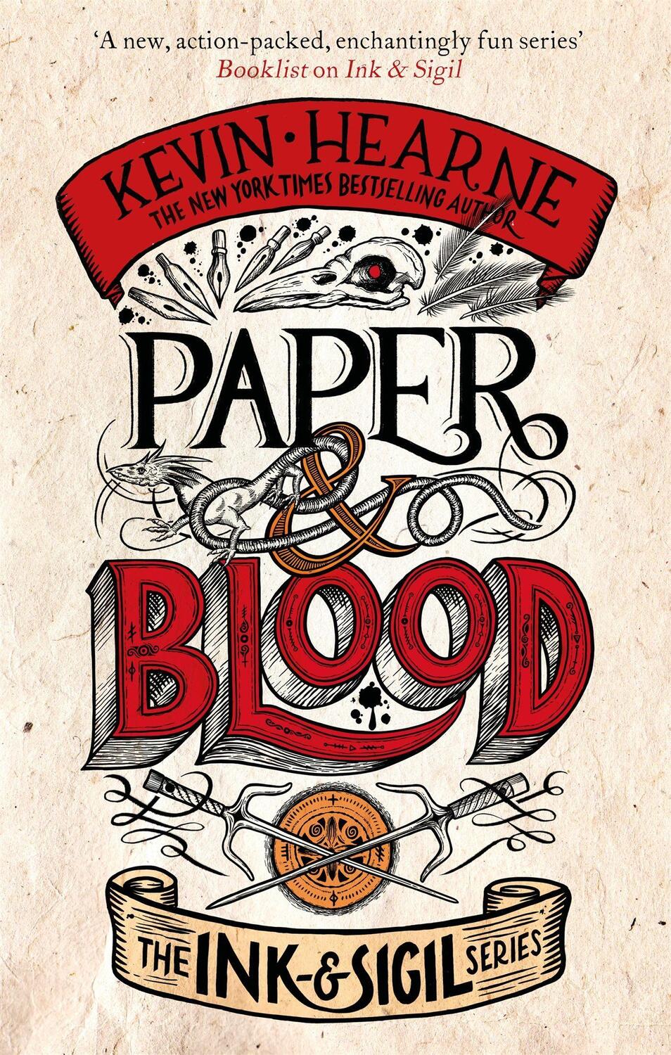 Cover: 9780356515243 | Paper & Blood | Book 2 of the Ink & Sigil series | Kevin Hearne | Buch