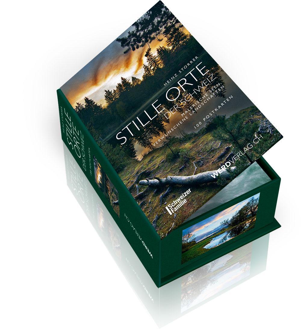Cover: 9783038185222 | Postkartenbox Stille Orte der Schweiz | Taschenbuch | Deutsch | 2023