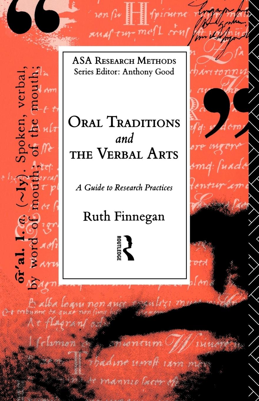 Cover: 9780415048415 | Oral Traditions and the Verbal Arts | A Guide to Research Practices