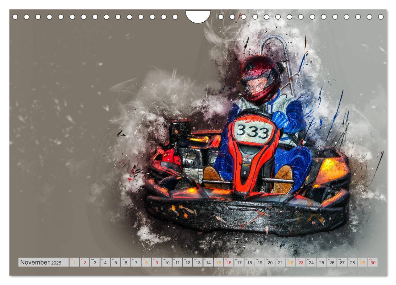 Bild: 9783435387717 | GoKart - extrem cool (Wandkalender 2025 DIN A4 quer), CALVENDO...