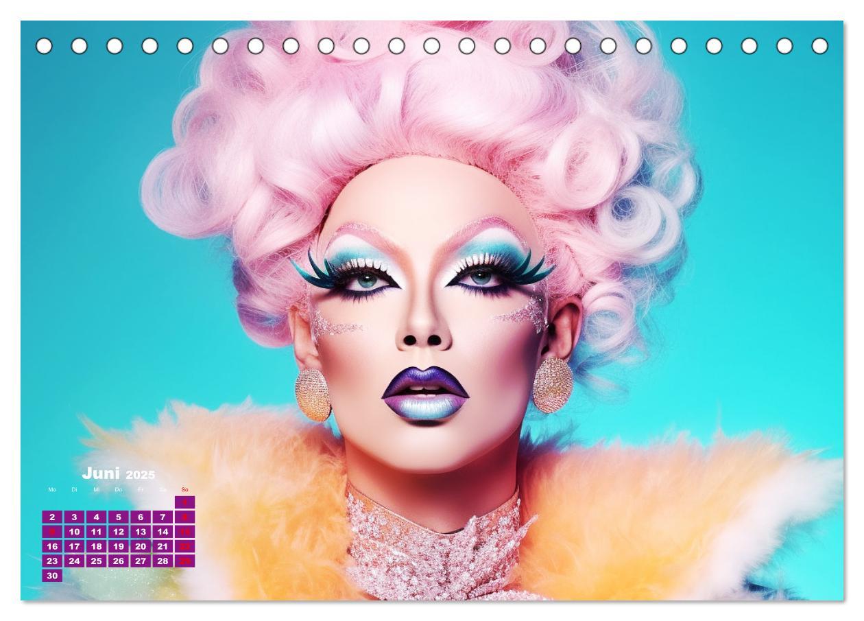 Bild: 9783383895258 | Drag Queens. Glamouröse und wunderschöne Drag-Kunst (Tischkalender...