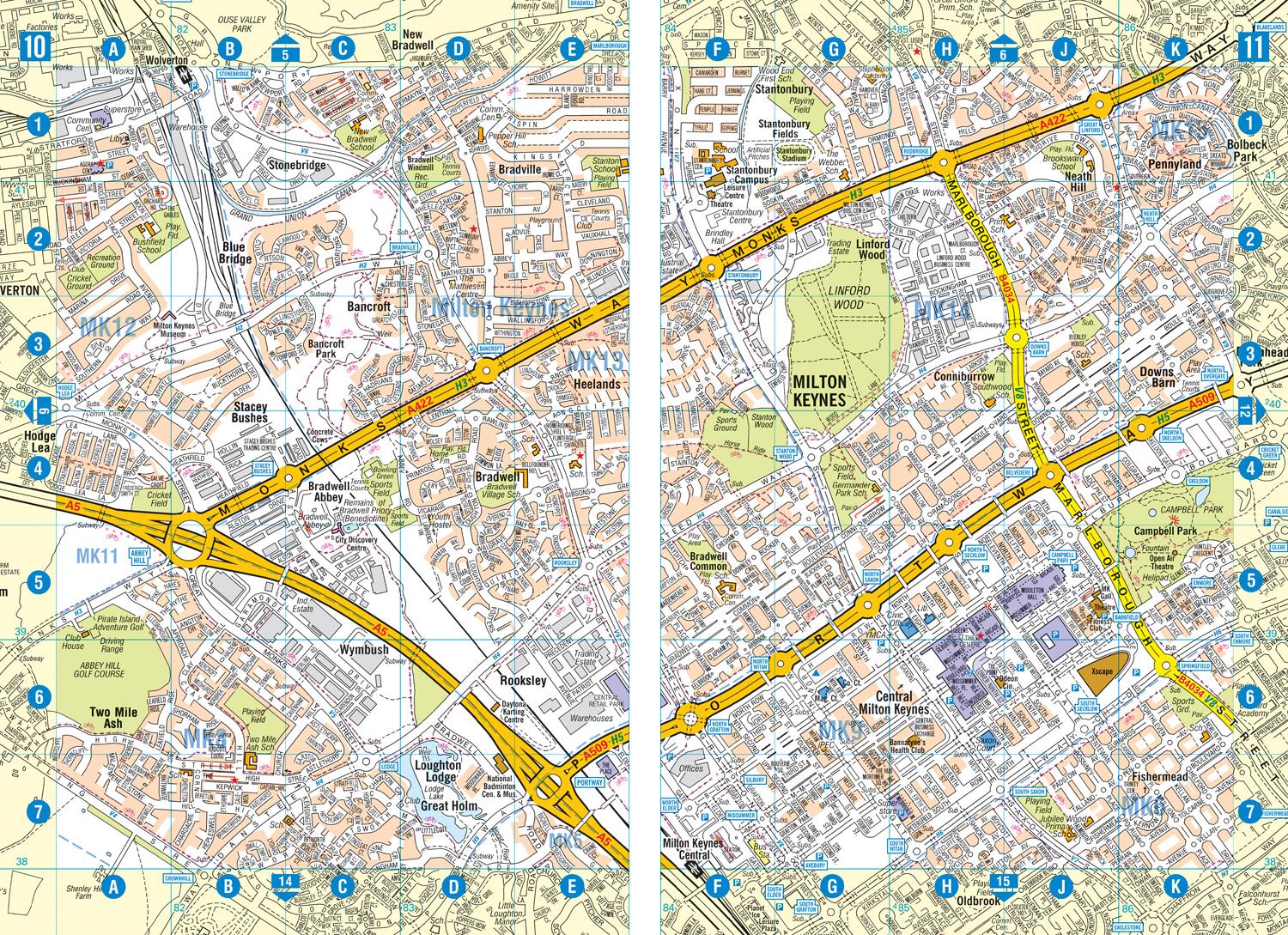 Bild: 9781782570202 | Milton Keynes A-Z Street Atlas | A-Z Maps | Taschenbuch | Englisch