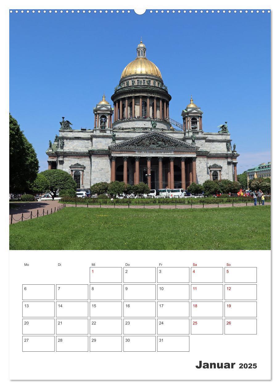 Bild: 9783435908691 | Russland - Terminplaner (Wandkalender 2025 DIN A2 hoch), CALVENDO...