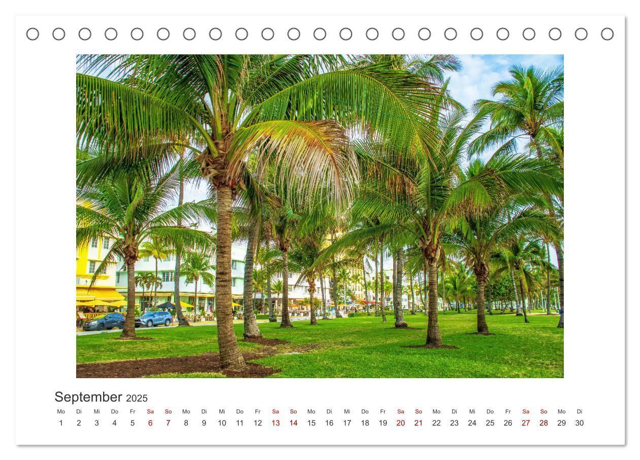 Bild: 9783457152690 | Miami - pulsierende Metropole (Tischkalender 2025 DIN A5 quer),...