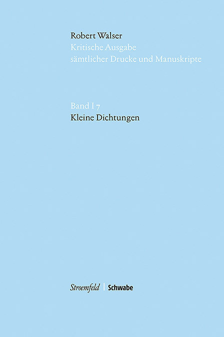 Cover: 9783796541674 | Kleine Dichtungen | Mit E-Book | Robert Walser | Buch | 336 S. | 2022