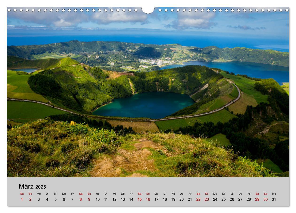 Bild: 9783435413737 | Azoren - São Miguel (Wandkalender 2025 DIN A3 quer), CALVENDO...