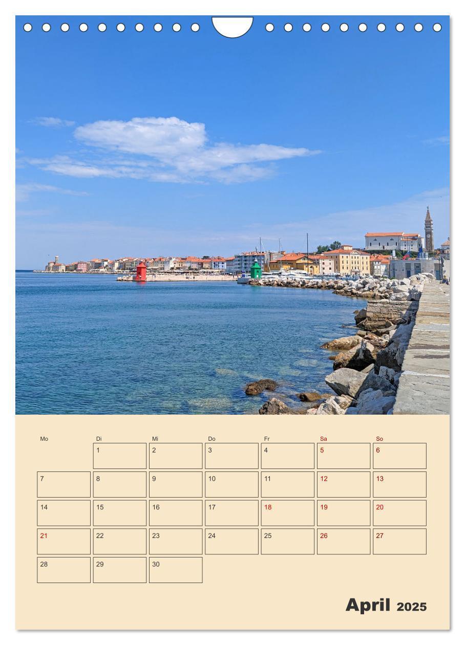 Bild: 9783435863440 | Piran, Sloweniens Perle am Mittelmeer (Wandkalender 2025 DIN A4...