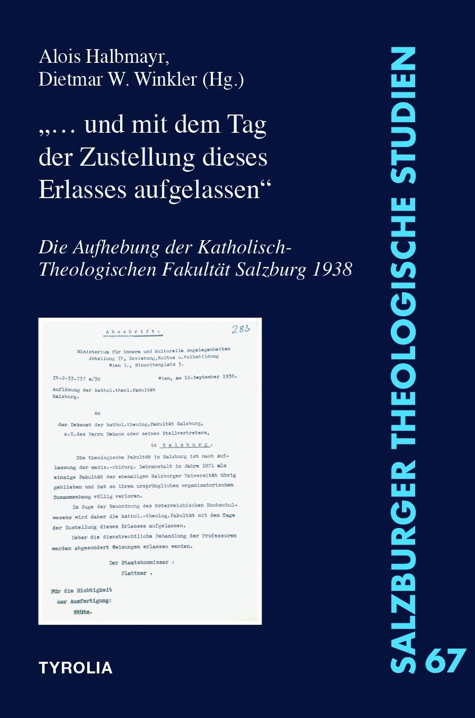 Cover: 9783702240370 | "... und mit dem Tag der Zustellung dieses Erlasses aufgelassen"