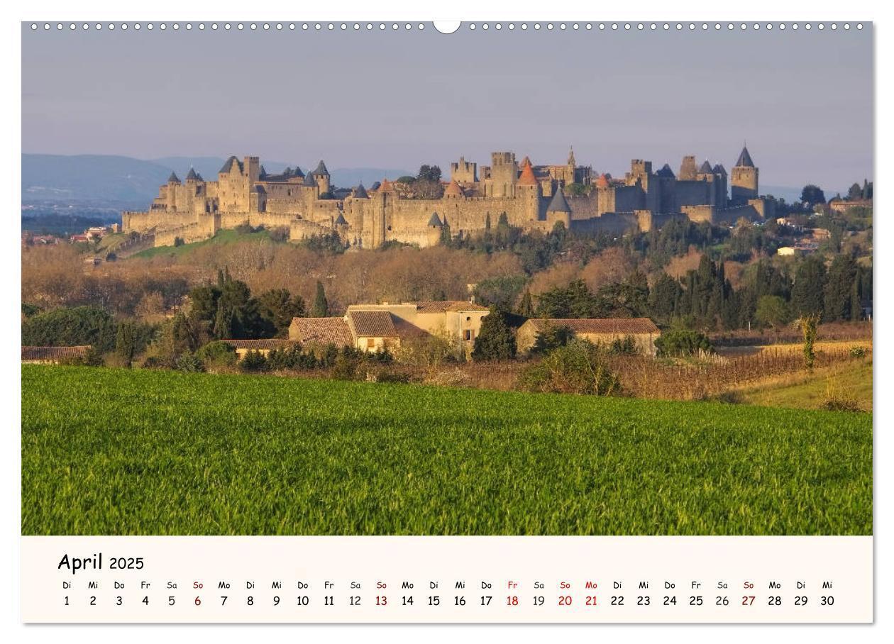 Bild: 9783435455249 | Cite von Carcassonne - Zeitreise ins Mittelalter (Wandkalender 2025...