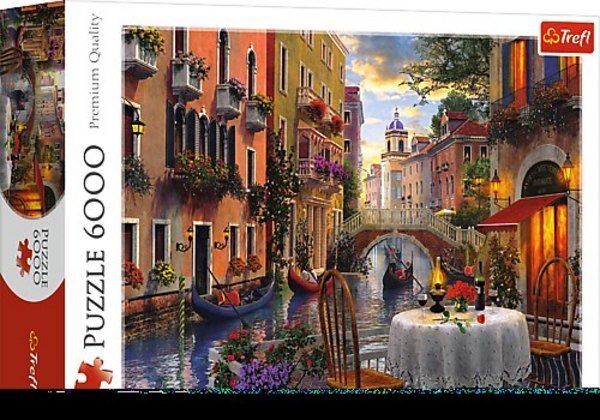 Cover: 5900511650037 | Romantisches Abendessen in Venedig (Puzzle) | Italien | Spiel | 2020