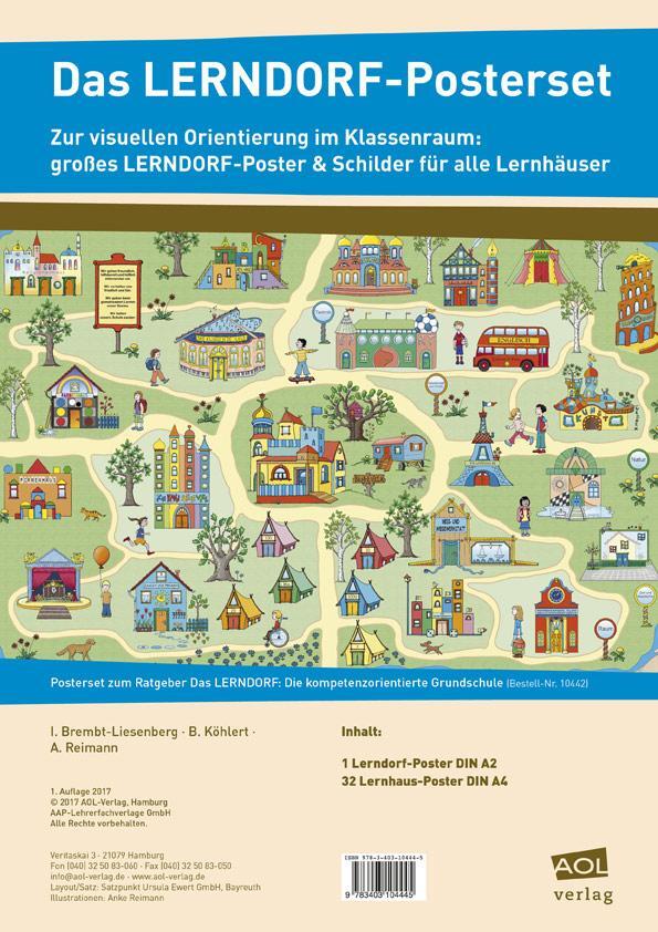 Cover: 9783403104445 | Das LERNDORF-Posterset DIN A 2 | I. Brembt-Liesenberg (u. a.) | Poster
