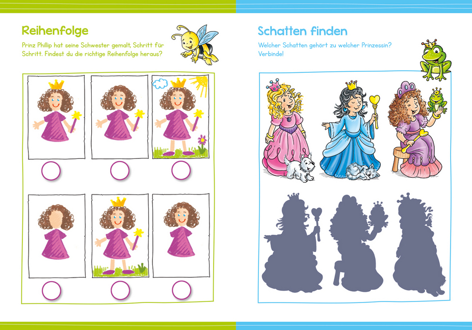 Bild: 9783788640941 | Malen und Rätseln für Kindergartenkinder. Prinzessinnen | Stefan Lohr