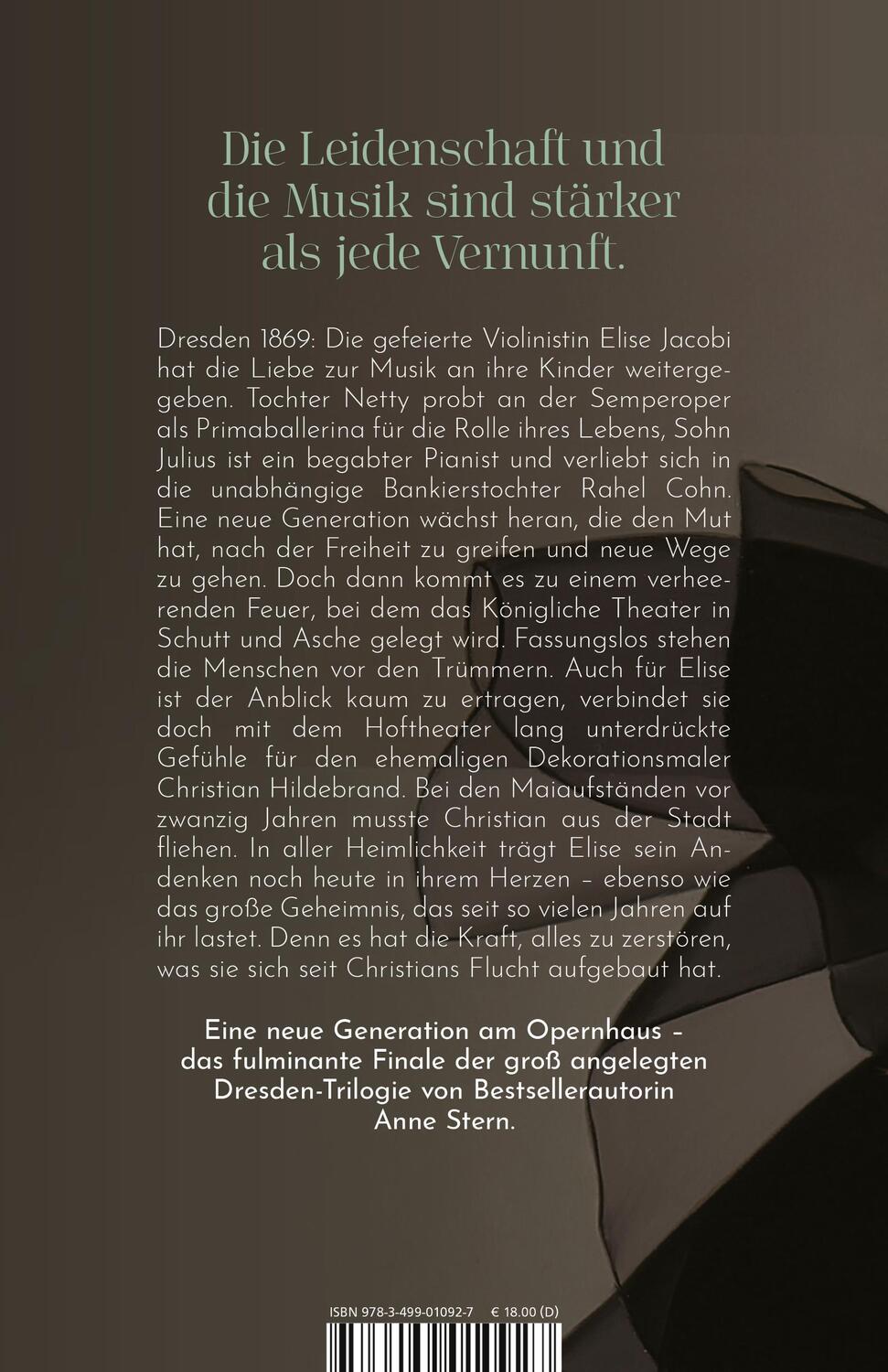 Rückseite: 9783499010927 | Das Opernhaus: Samtschwarz die Nacht | Anne Stern | Taschenbuch | 2024