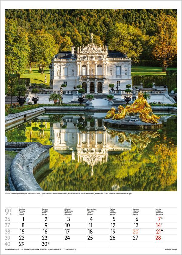 Bild: 9783731876083 | Bayern 2025 | Wandkalender mit Fotos von Bayern. Format 30 x 42 cm.