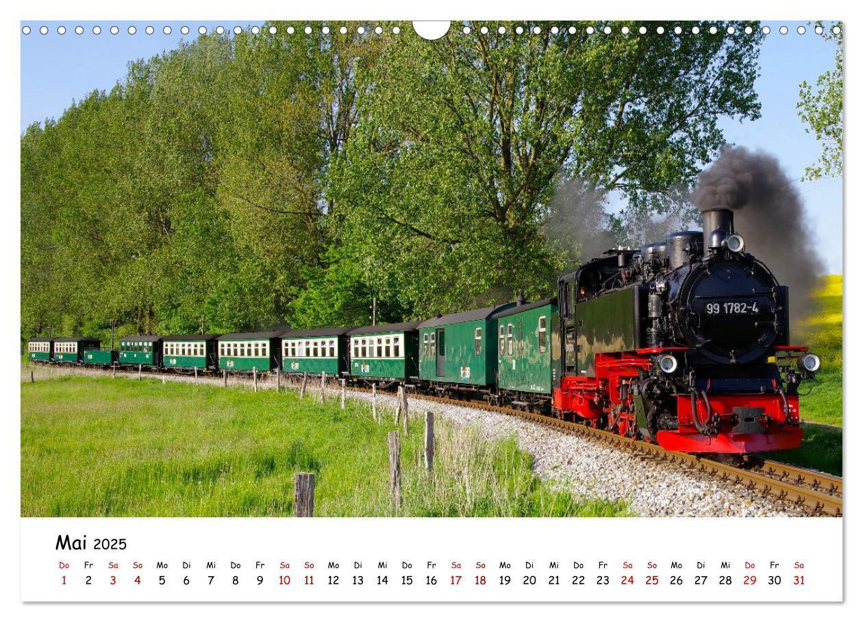 Bild: 9783383931697 | Rügens "rasender Roland" (Wandkalender 2025 DIN A3 quer), CALVENDO...