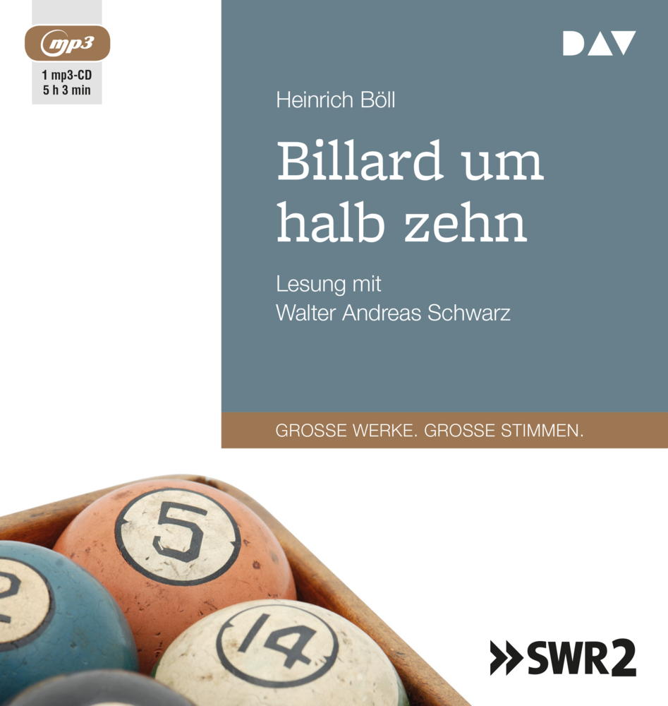 Cover: 9783742402066 | Billard um halb zehn, 1 Audio-CD, 1 MP3 | Heinrich Böll | Audio-CD