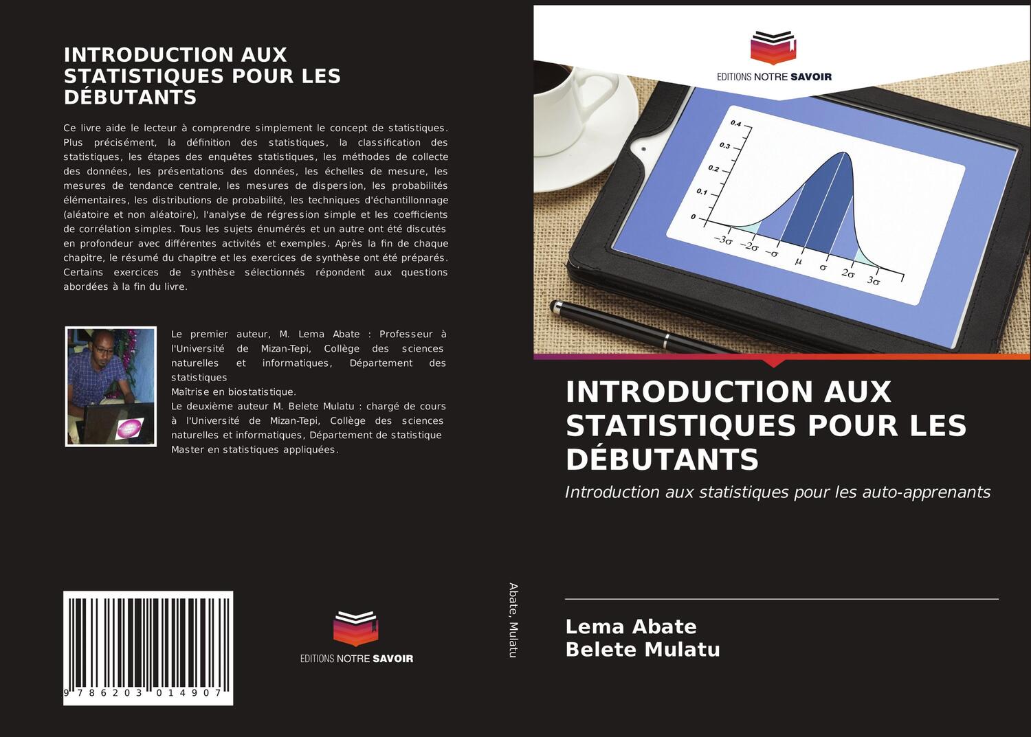 Cover: 9786203014907 | INTRODUCTION AUX STATISTIQUES POUR LES DÉBUTANTS | Lema Abate (u. a.)