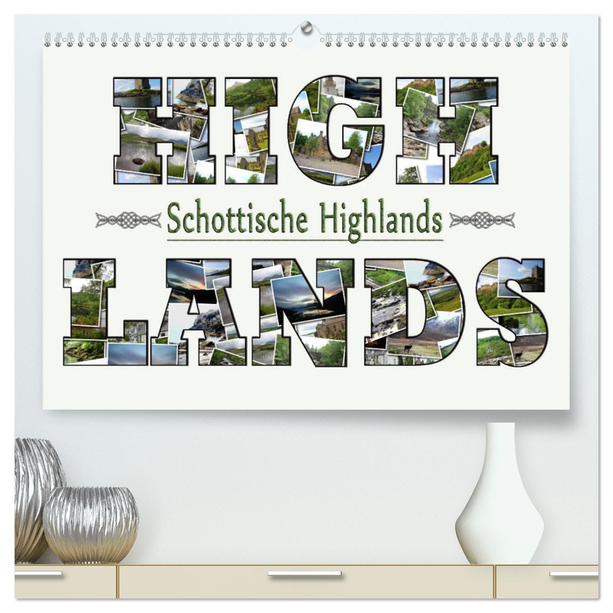 Cover: 9783383458125 | Schottische Highlands (hochwertiger Premium Wandkalender 2024 DIN...
