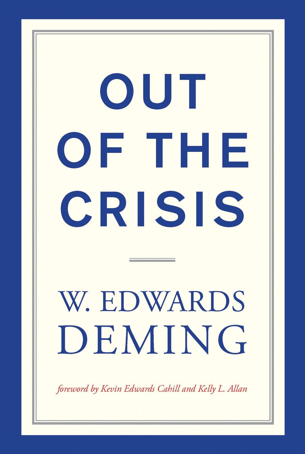 Cover: 9780262535946 | Out of the Crisis | W. Edwards Deming | Taschenbuch | Englisch | 2018